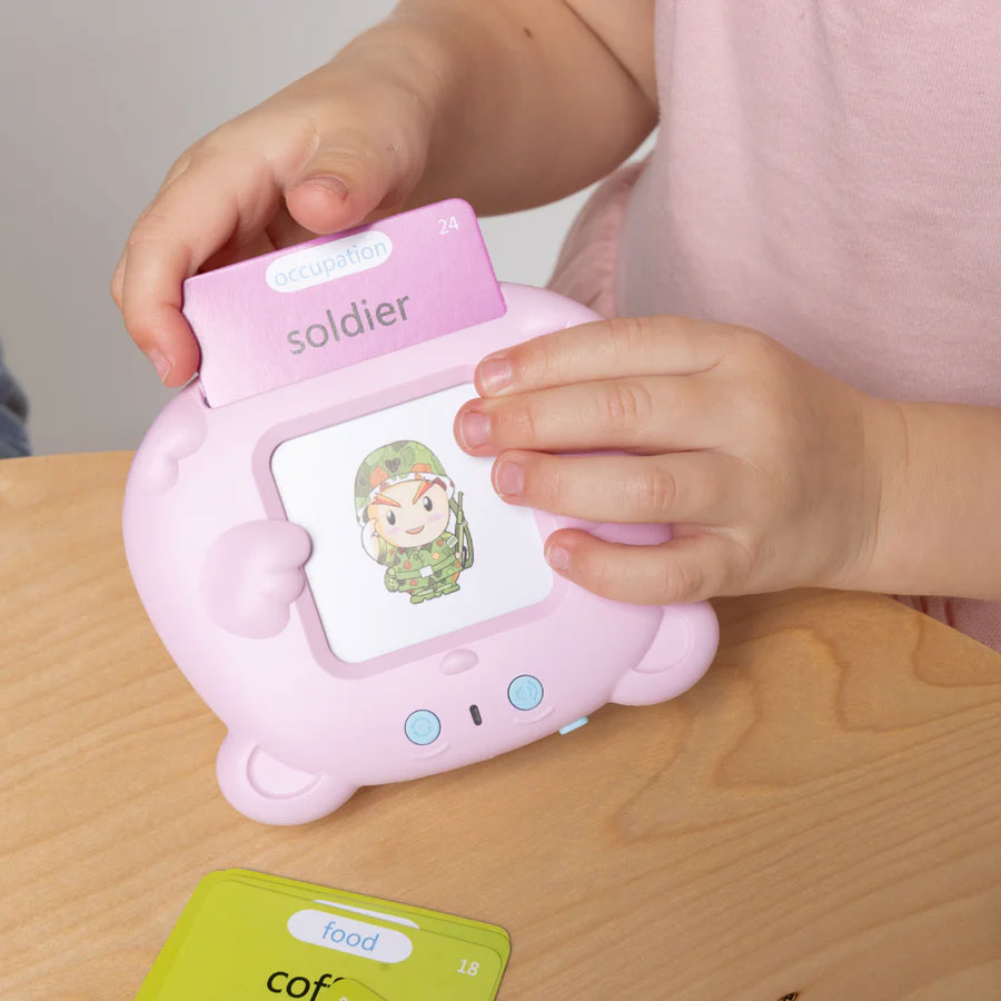 Electronic Talking Flash Cards Word Reading Machine for Kids with 510 Words