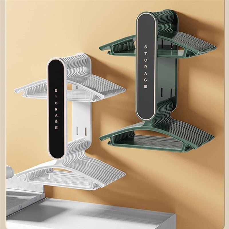 Clothes Hanger Holder Organizer Stacker Hanger Storage Rack Wall Mount
