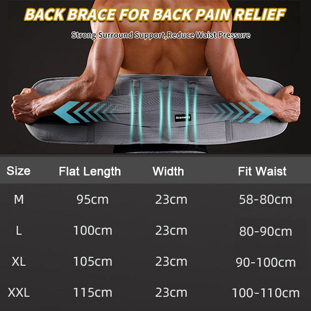 Adjustable Orthopedic Back Support Belt Unisex Lumbar Brace Waist Trainer