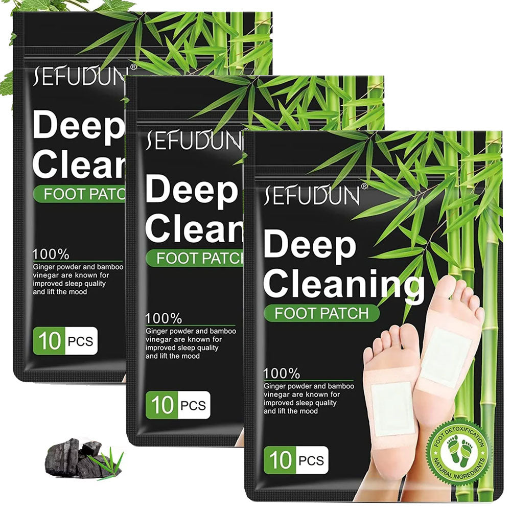 Foot Detox Pads NZ: Natural Bamboo Deep Cleansing & Detoxification Patches