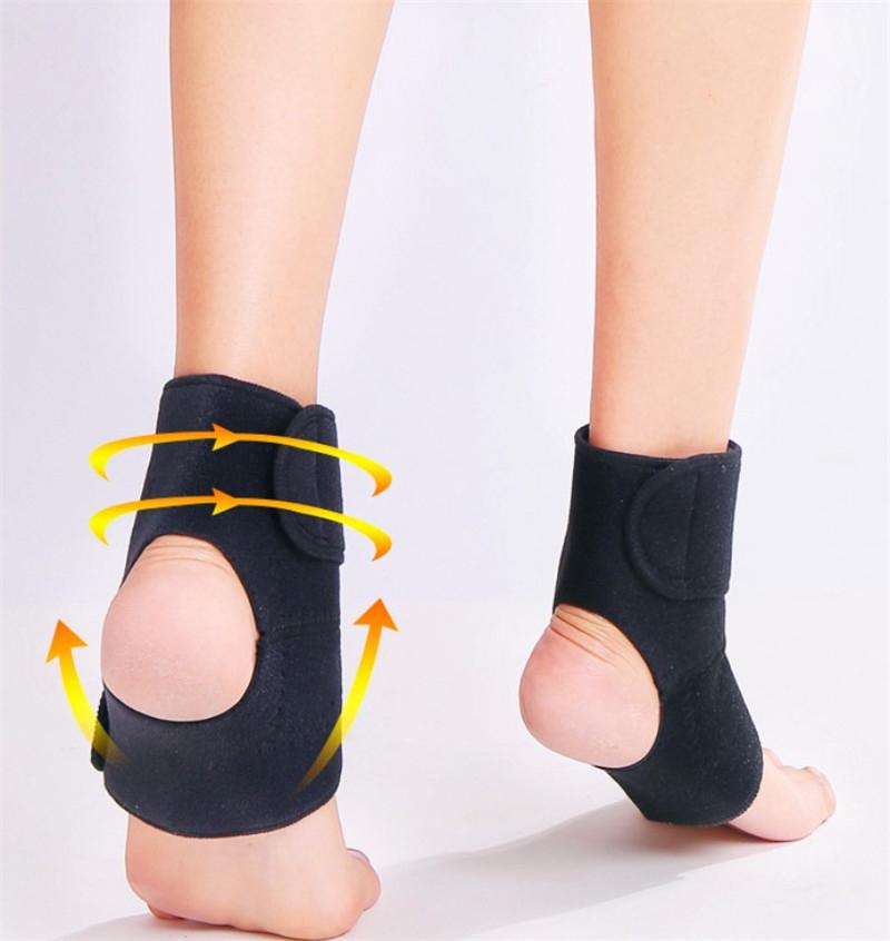 Self-Heating Tourmaline Thermal Infrared Magnetic Therapy Ankle Brace