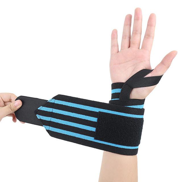 5 Pairs 18-inch Wrist Wraps Support Band with Thumb Loops
