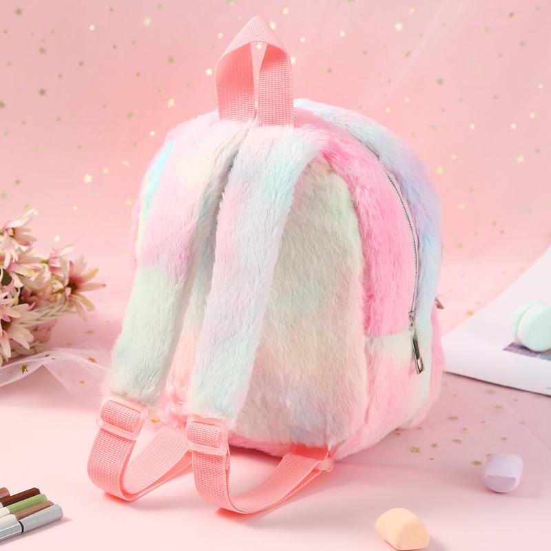 Cute Unicorn Plush Backpack Children's School Bags
