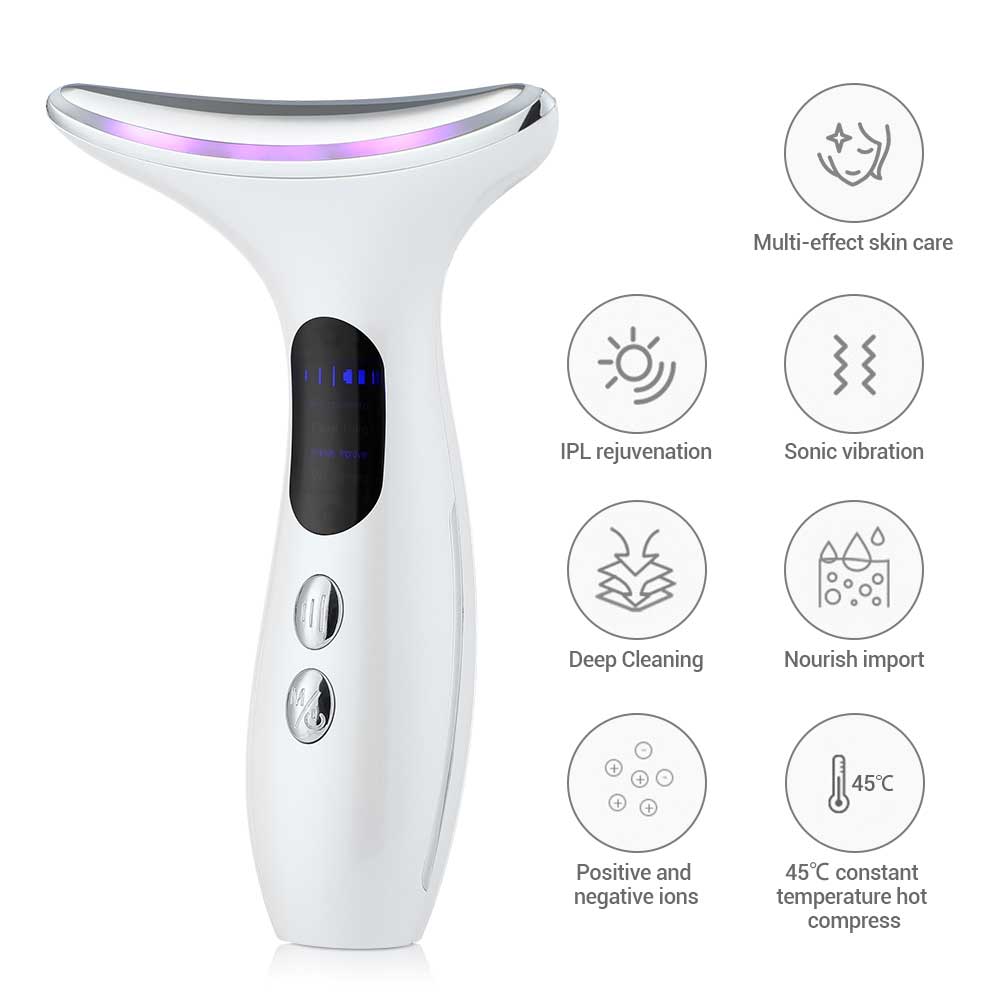 EMS Neck Face Lifting Massager Anti-Wrinkle Skin Tightening Beauty Device