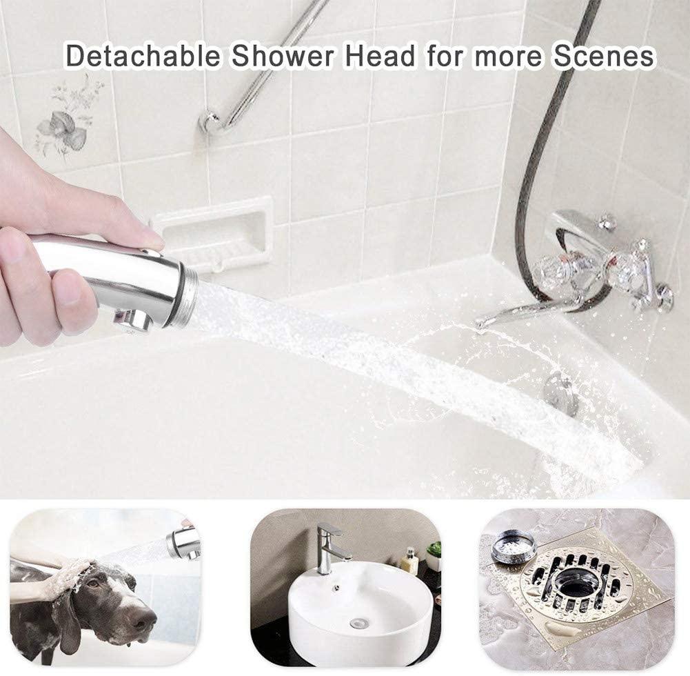 High Pressure 3 Spray Modes Shower Head with ON/OFF Pause Switch