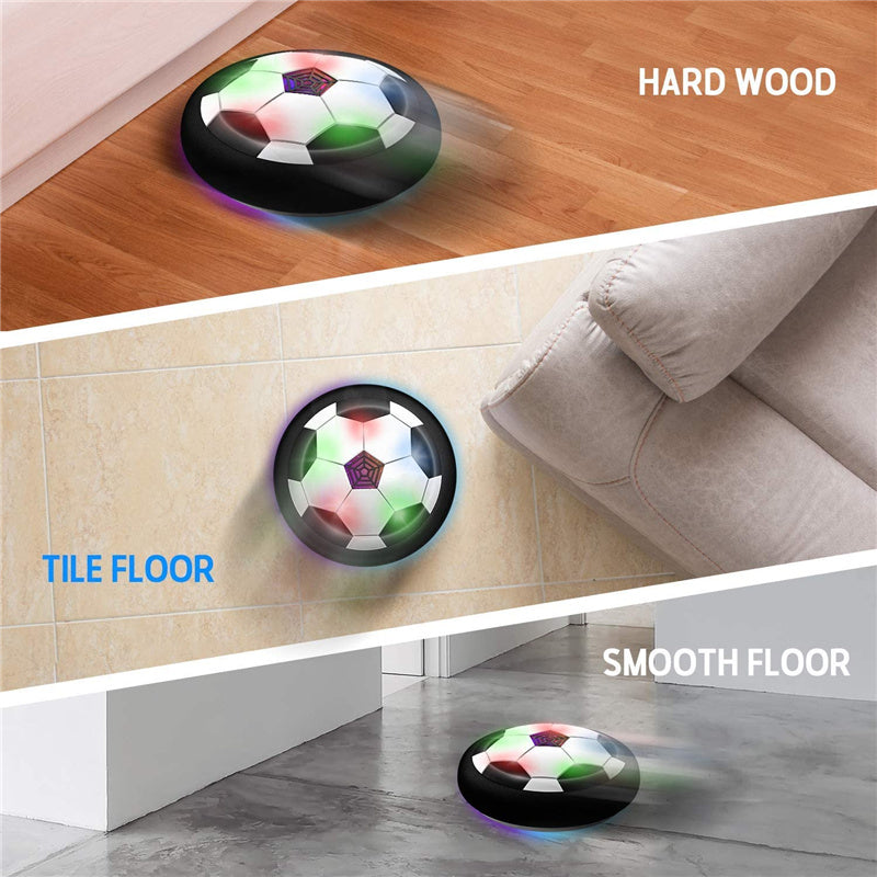 Hover Air Soccer Indoor Floating Soccer Ball Toys with LED