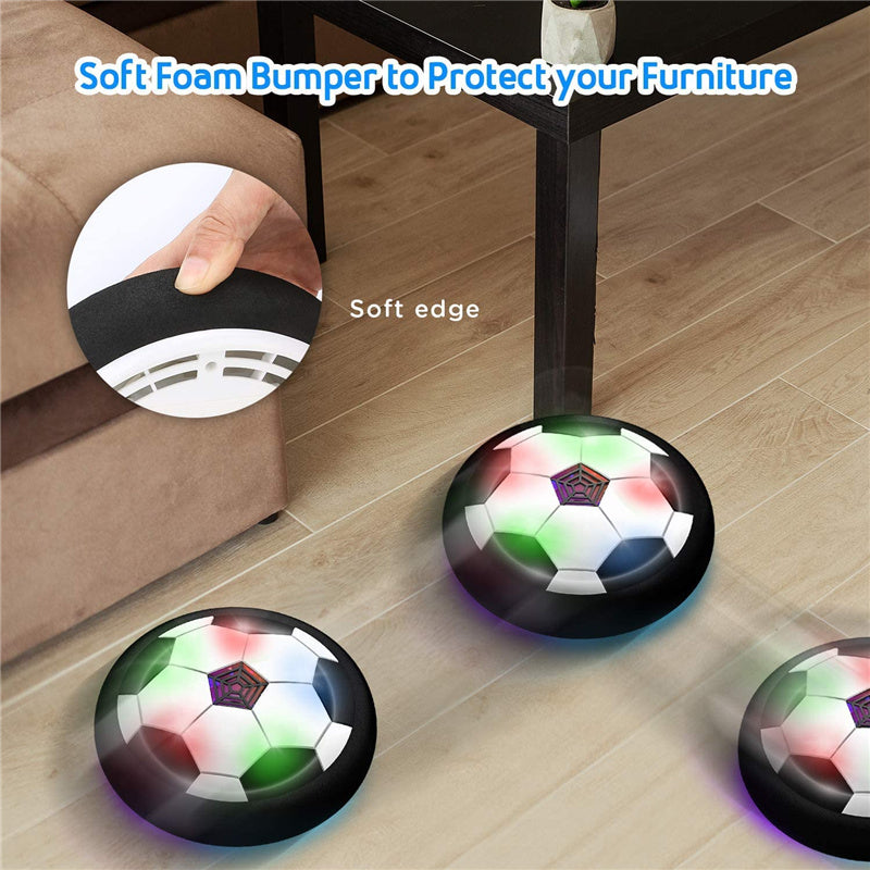 Hover Air Soccer Indoor Floating Soccer Ball Toys with LED
