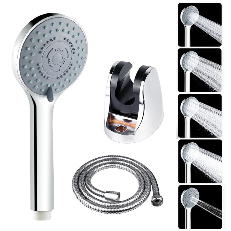High Pressure Handheld Shower Head with 5 Spray Modes & Self-Clean Silicone Nozzles