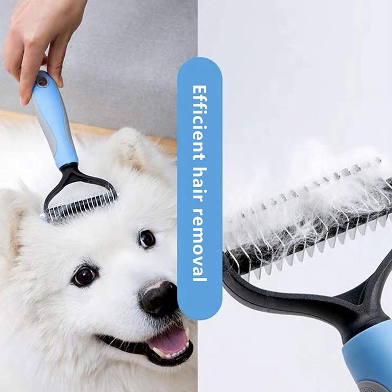 Pets Fur Dog Trimming Grooming Comb Brush