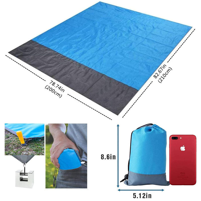 Oversized Waterproof Sandproof Beach Picnic Mat Outdoor Blanket