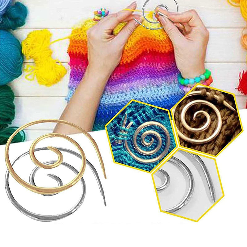 Household Circle Spiral Pin Cable Knitting Needle Handmade Tool Wise