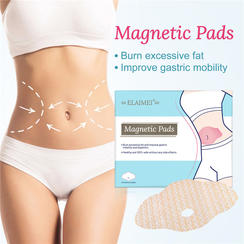 Elaimei Stomach Fat Burner Magnetic Slimming Patches Belly Wrap Weight Loss Body Pads