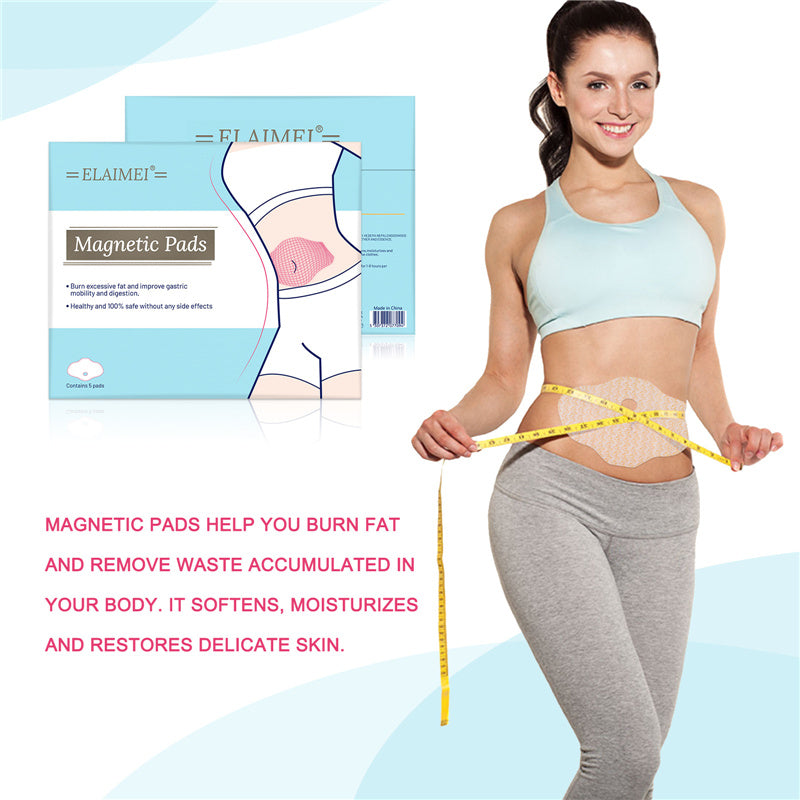 Elaimei Stomach Fat Burner Magnetic Slimming Patches Belly Wrap Weight Loss Body Pads
