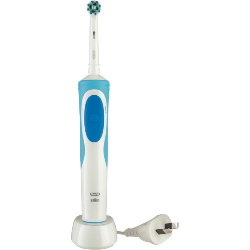 Oral-B Vitality Plus Floss Action Rechargeable Electric Toothbrush with 2 Brush Heads