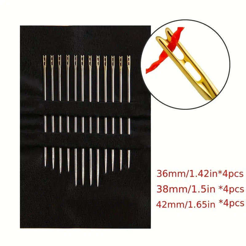 12pcs Hand Sewing Needles