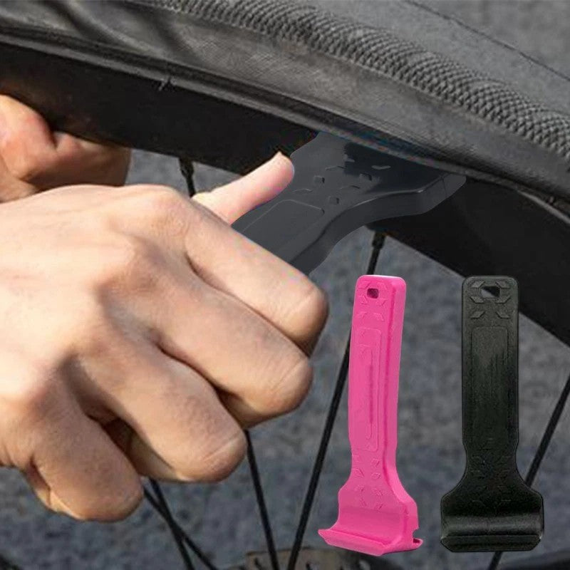 2-in-1 Bicycle Tyre Lever & Crowbar - Road Bike Tire Repair Tool Kit