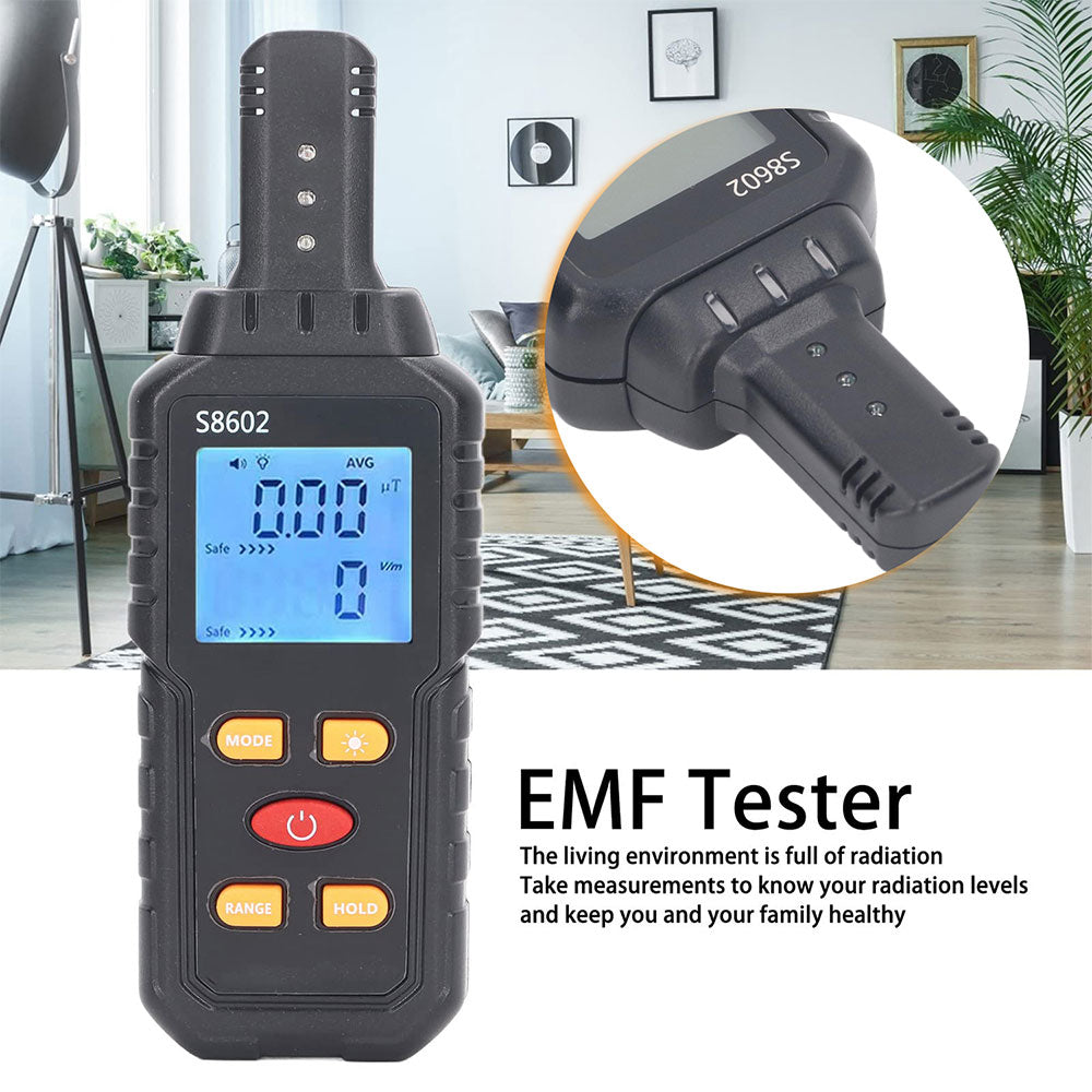3 in 1 EMF Meter Electromagnetic Radiation Detector – Wise Living NZ