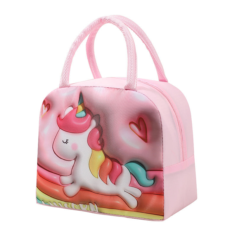 Adorable 3D Pattern Girls Lunch Bag