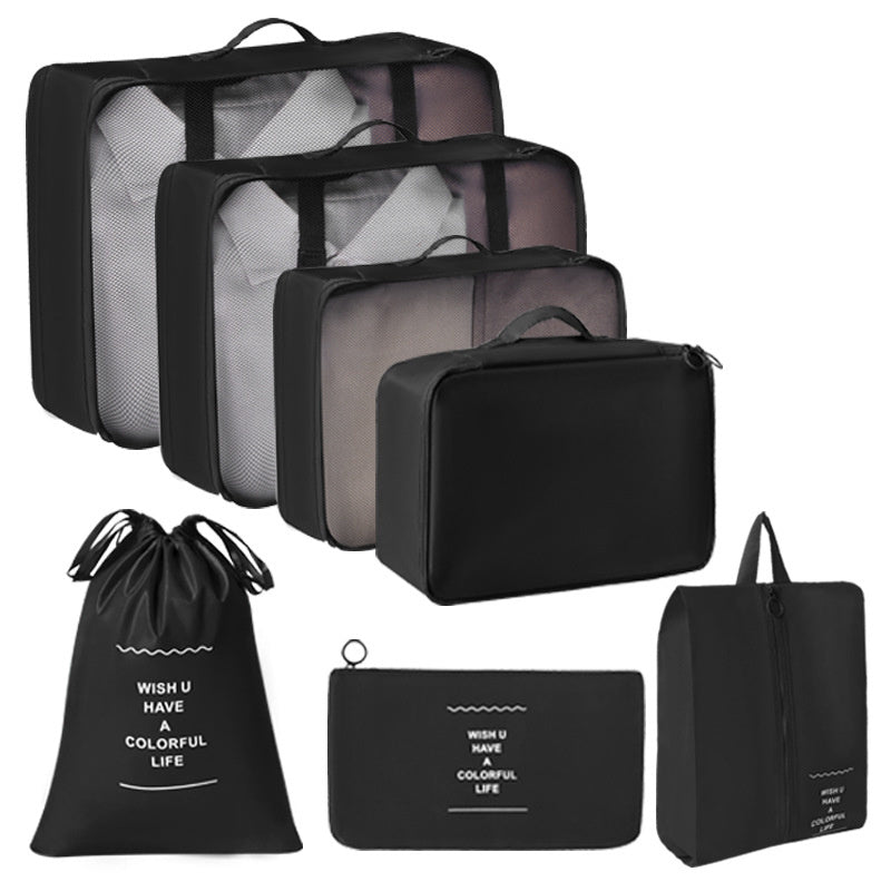 7pcs Polyester Travel Organizer Bags