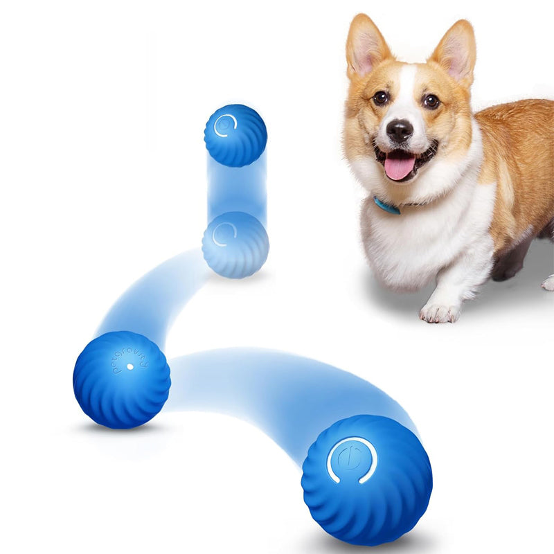 Smart Interactive Dog Toy LED Light Bouncing Active Rolling Ball