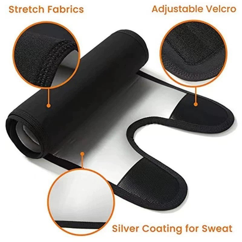Unisex Adjustable Sauna Thigh Sweat Bands Shaping Leg Sleeves ﻿