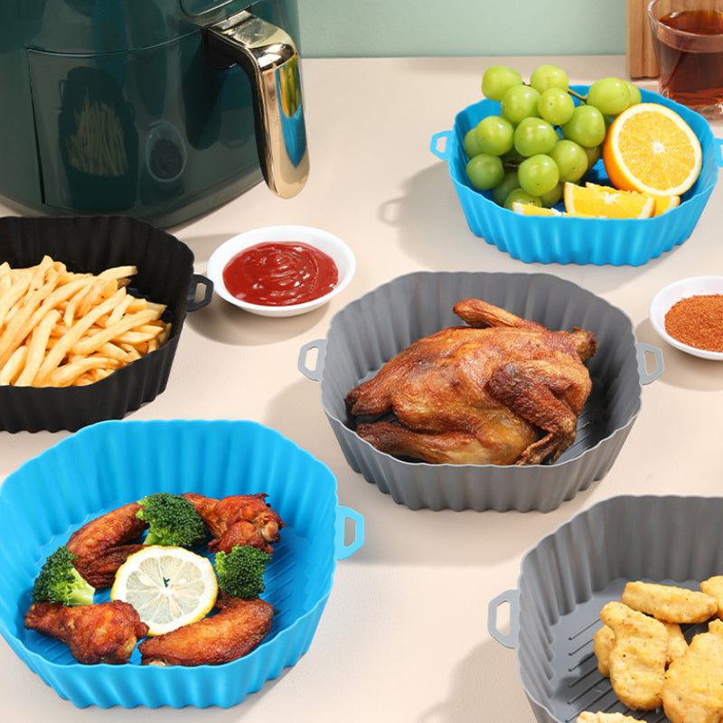 Air Fryer Silicone Liners Reusable Pot Pan Accessories