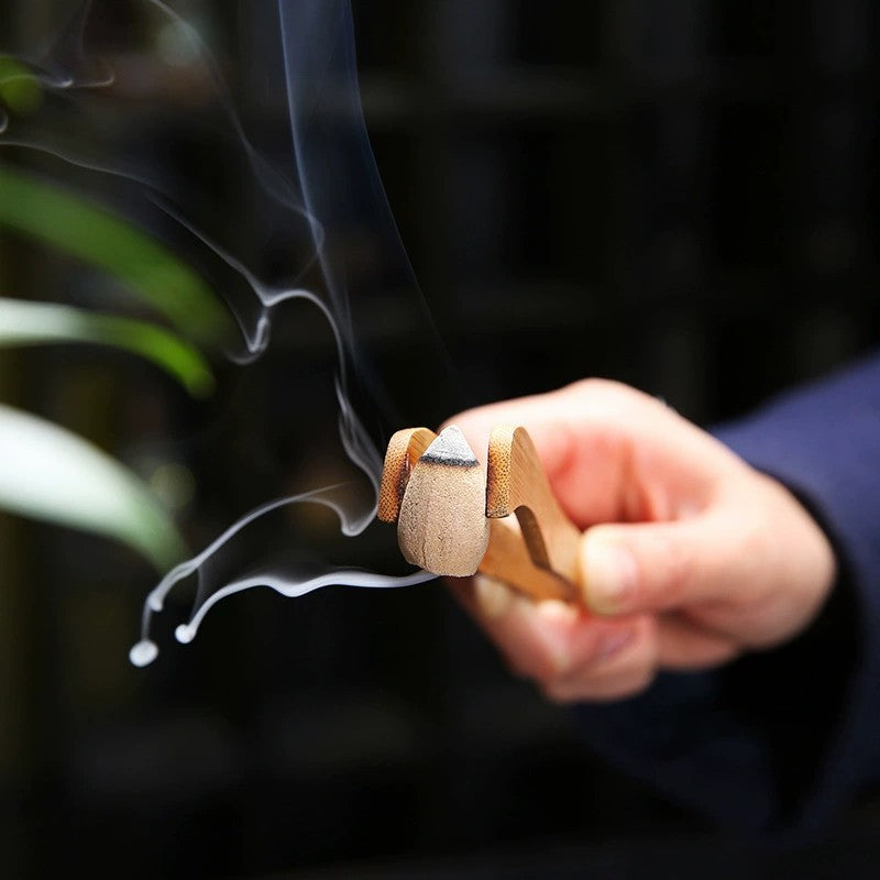 120pcs Natural Backflow Incense Cones Waterfall Sandalwood Rose Lavender Molly