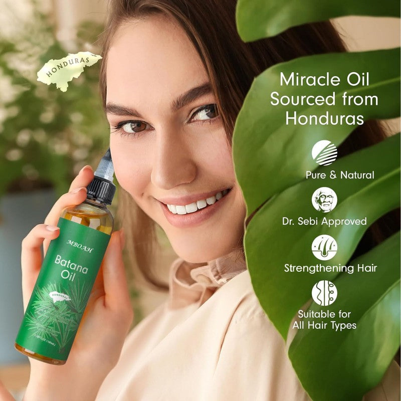 Batana Oil for Hair Growth and Repair – 100% Natural & Unrefined 110ml
