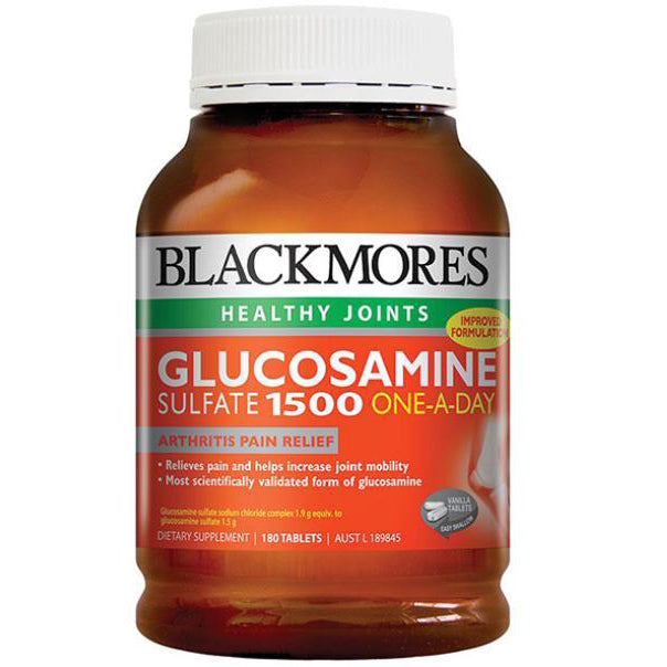 Blackmores Glucosamine Sulfate 1500 One-A-Day 180 Tablets