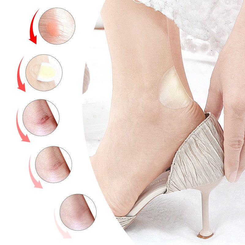 10 Pcs Foot Gel Blister Protection Waterproof Adhesive Bandages Heel Blister Prevention
