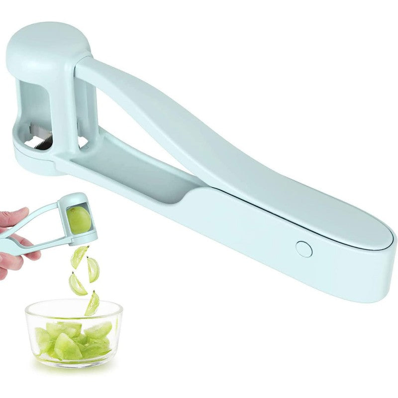 Stainless Steel Blade Grape Cherry Tomato Strawberry Cutter Slicer Tools