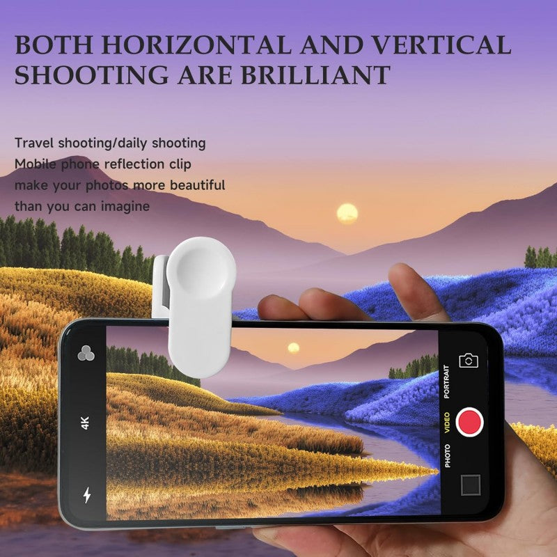 Smartphone Camera Mirror Reflection Mount Clip Kit