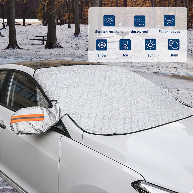 Magnetic Car Windshield Snow Winter Frost Guard Car Window Covers – Wise  Living NZ