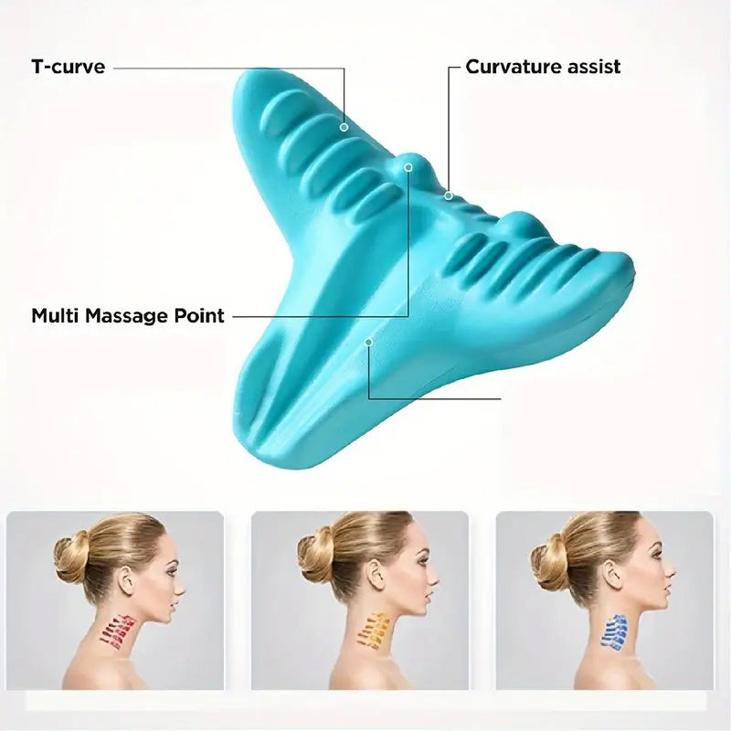 Cervical Vertebra Massage PU Pillow Muscle Pain Relief Shoulder Neck Massager