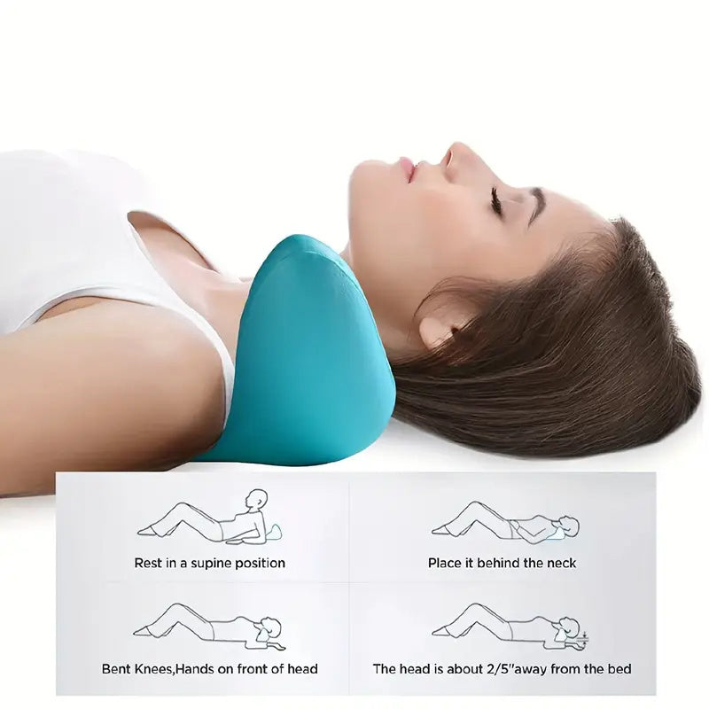 Cervical Vertebra Massage PU Pillow Muscle Pain Relief Shoulder Neck Massager