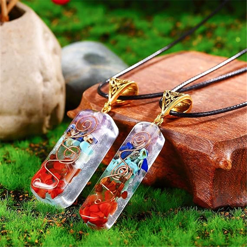 Chakra Energy Healing Pendant Necklace