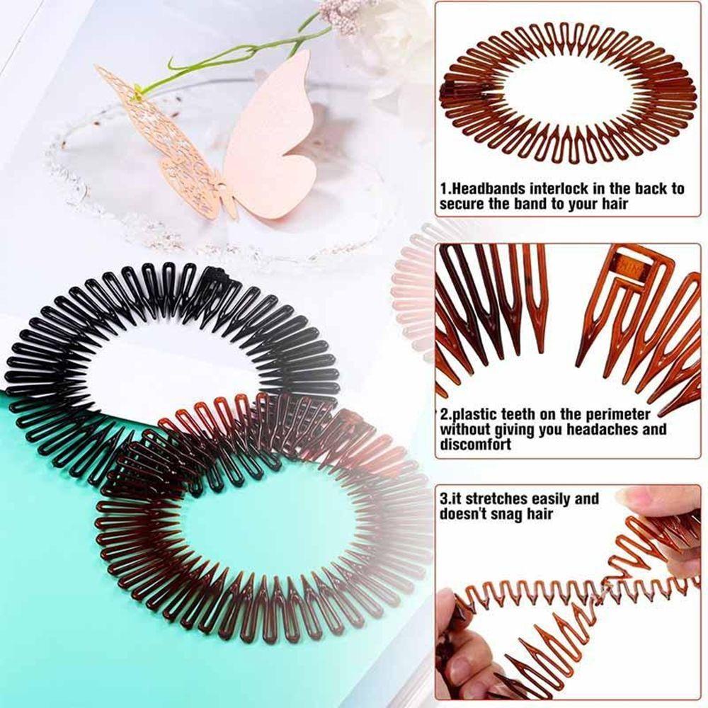 Comb Rhinestone Hair Clip Foldable Hair Accessories