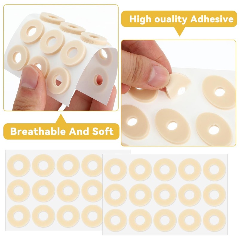120pcs Corn Pads For Feet 4 Model Corn Cushions