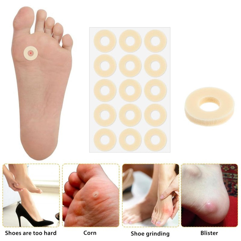 120pcs Corn Pads For Feet 4 Model Corn Cushions