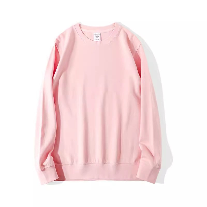 Unisex Oversized Lightweight Crewneck Sweatshirts Long Sleeve Loose Fit Soft Pullover Top