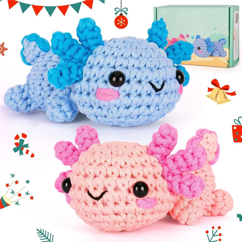 Crochet Kit for Beginners - DIY Cute Animals Crochet Set Ideal Gift