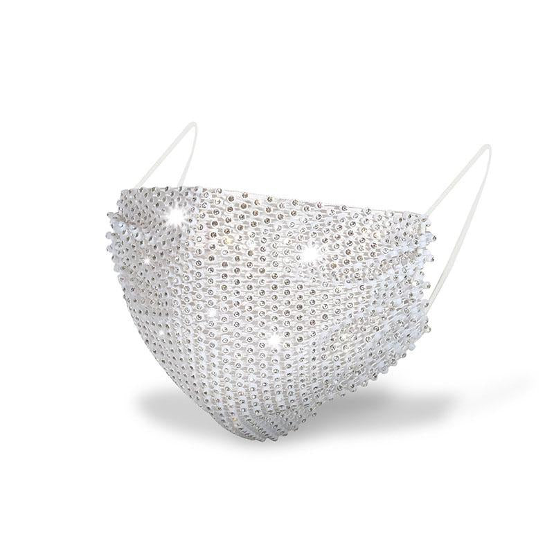 Crystal Rhinestone Decorative Face Mask