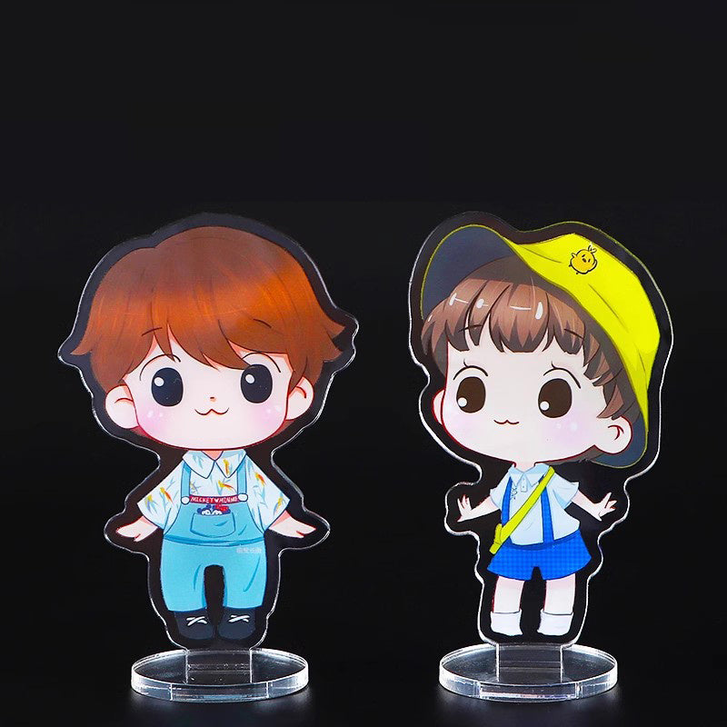 Personalized Customed Standing Plate Acrylic Stand Figure Ornaments Fashion Decor ﻿