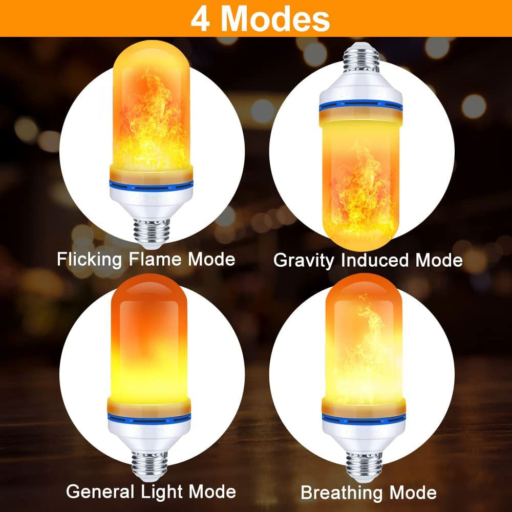 Decorative Flickering Flame LED Light Bulb with Gravity Sensor