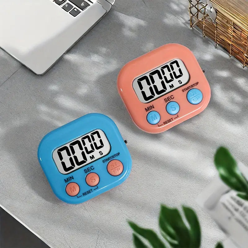 Digital Kitchen Timer Countdown Cooking Teaching Aid Loud Alarm