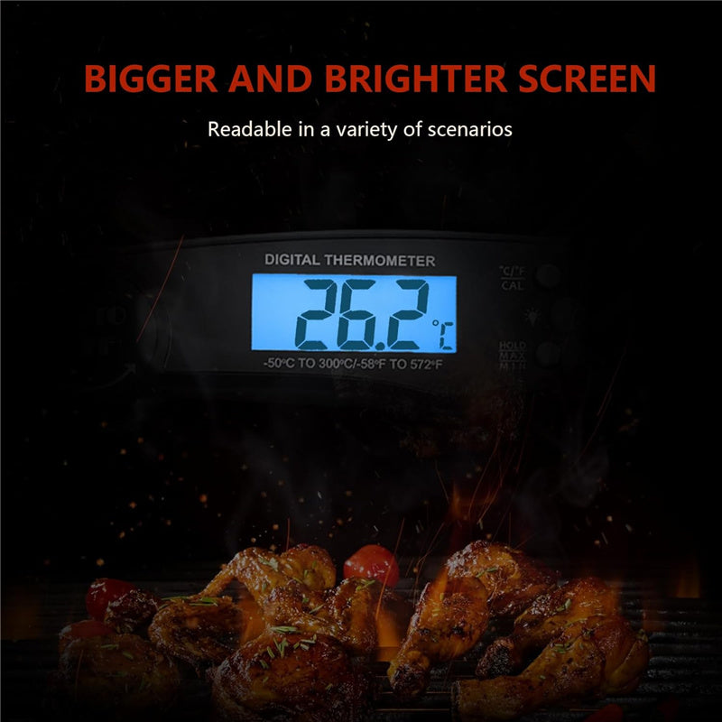 Grill Thermometer BBQ Temperature Gauge Digital Food Thermometer