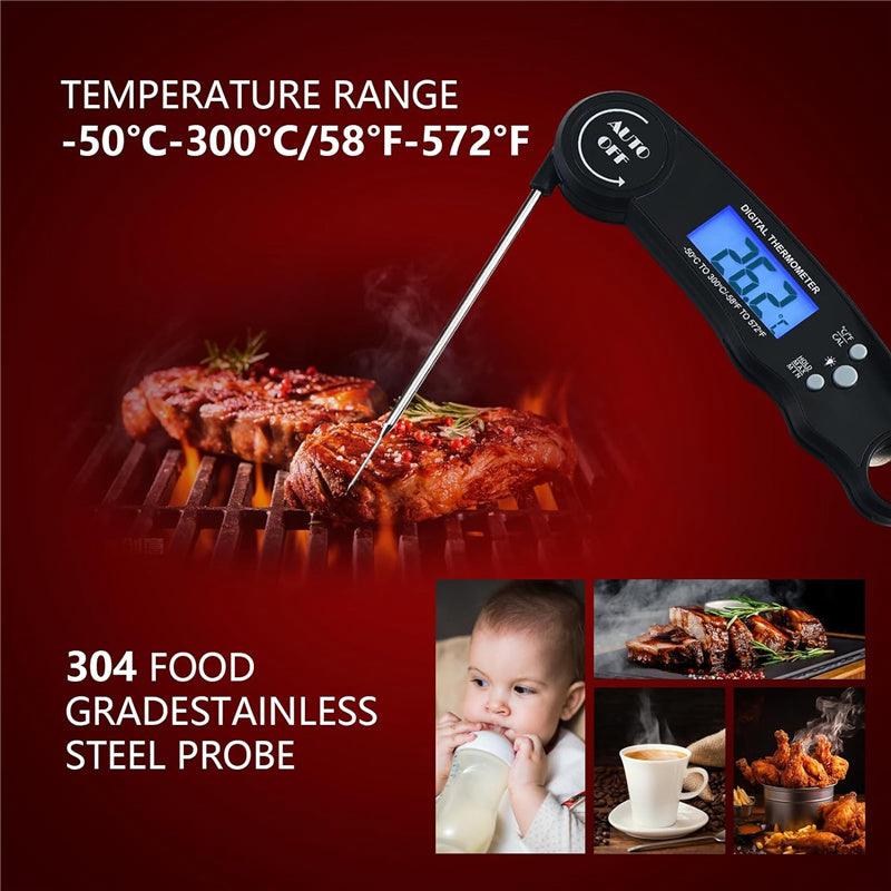 Grill Thermometer BBQ Temperature Gauge Digital Food Thermometer