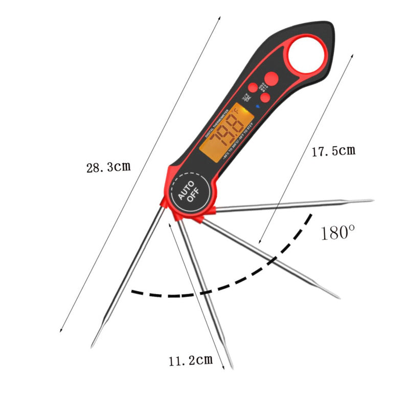 Grill Thermometer BBQ Temperature Gauge Digital Food Thermometer