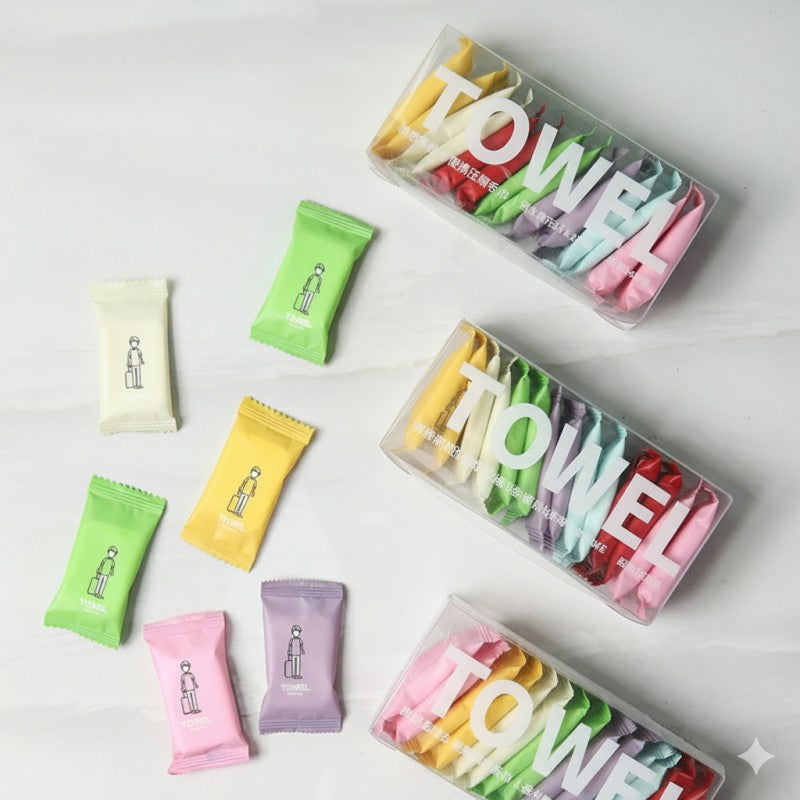 Disposable Compressed Towels Tablets ﻿– Ultra Soft, Durable & Travel-Ready