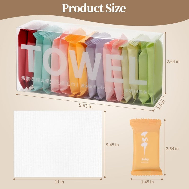 Disposable Compressed Towels Tablets ﻿– Ultra Soft, Durable & Travel-Ready